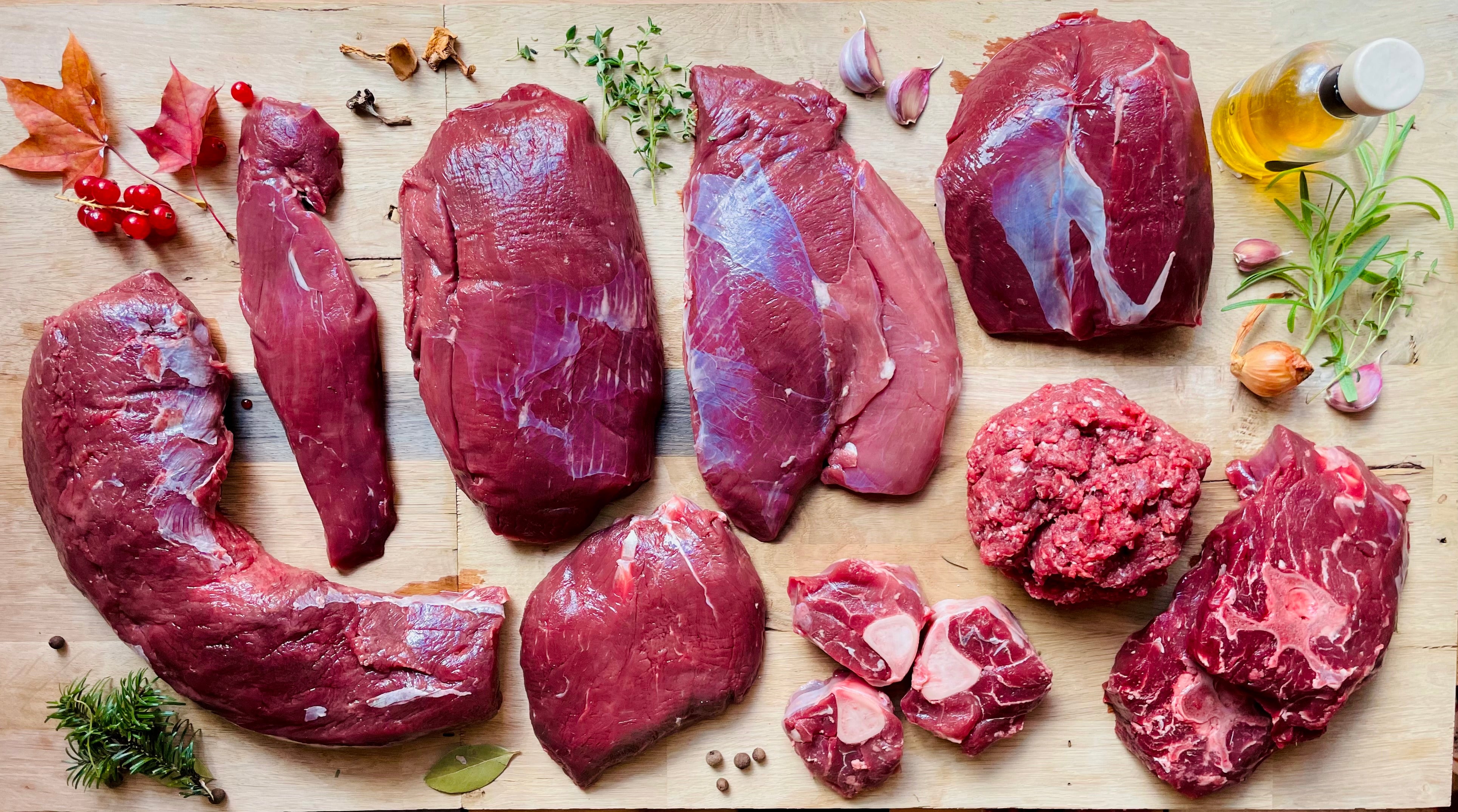 Puolikas Kuusipeura 43,90€/kg