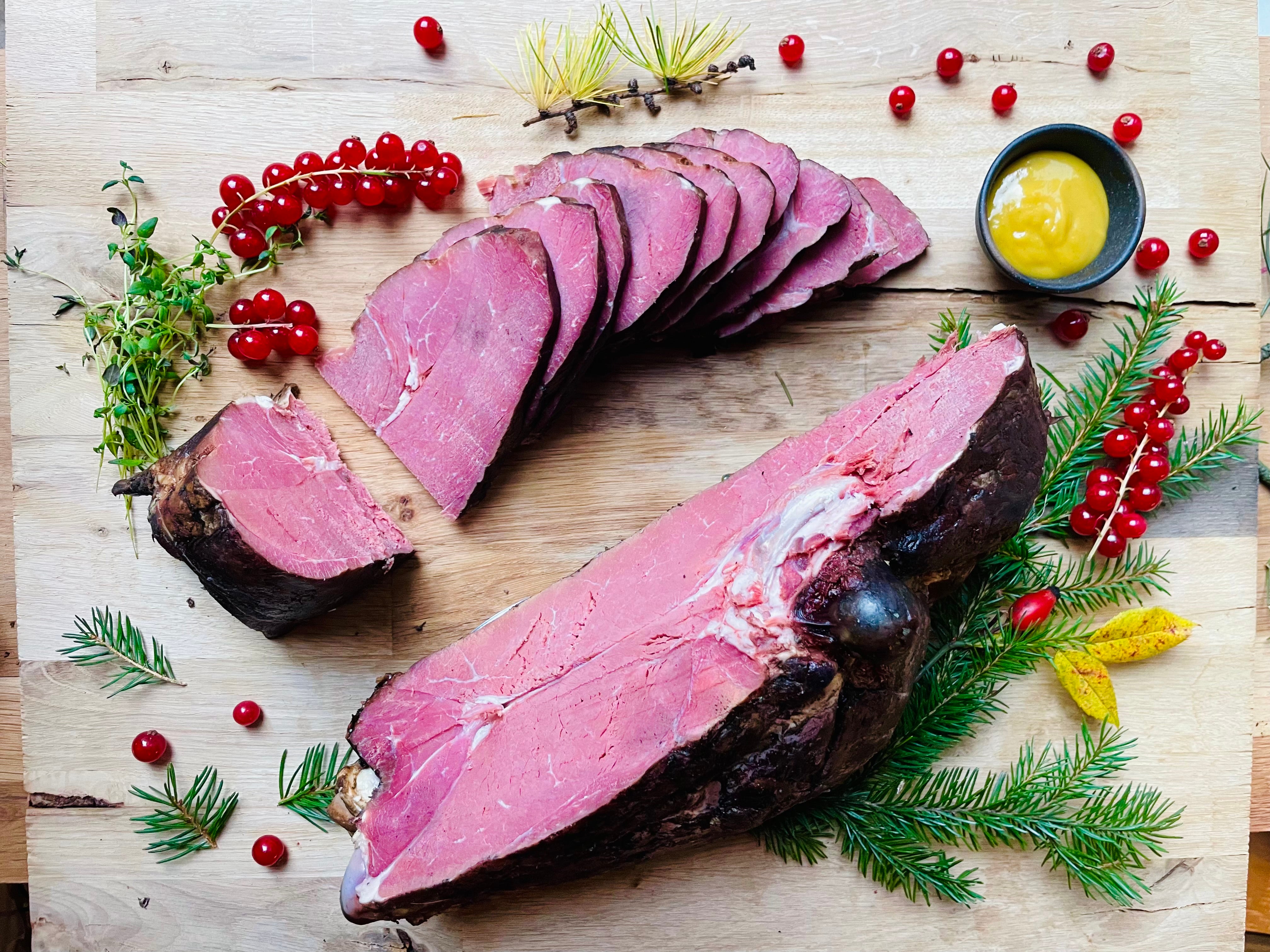 ENNAKKOTILAUS Savustettu peuravasan viulu 79,90€/kg