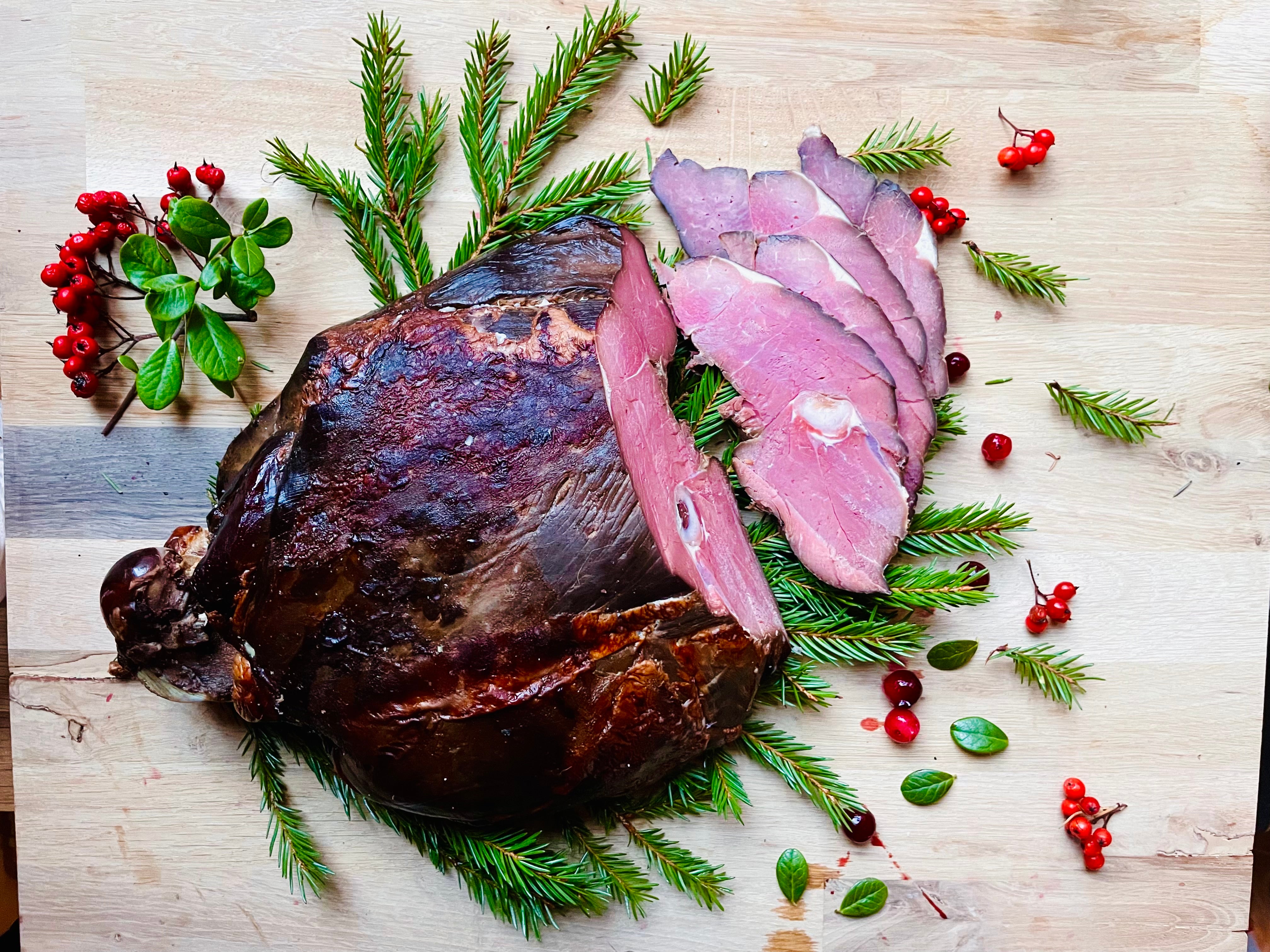 ENNAKKOTILAUS Savustettu peuravasan viulu 79,90€/kg